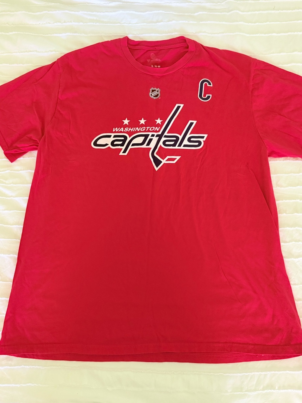 Fanatics Washington Capitals Red Ovechkin Hockey T-Shirt XL
